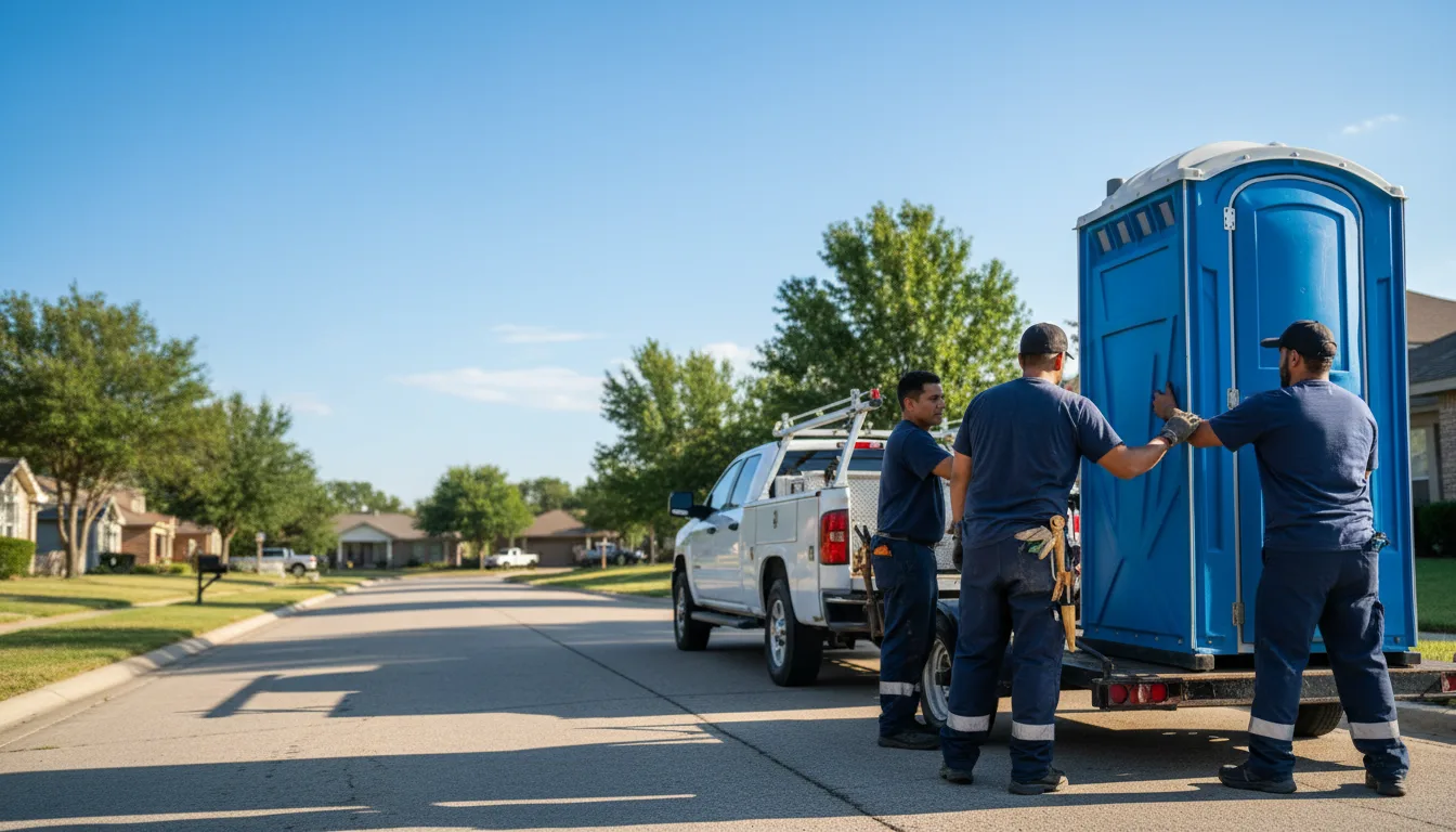 Portable Toilet Rental in Adkins, TX near me